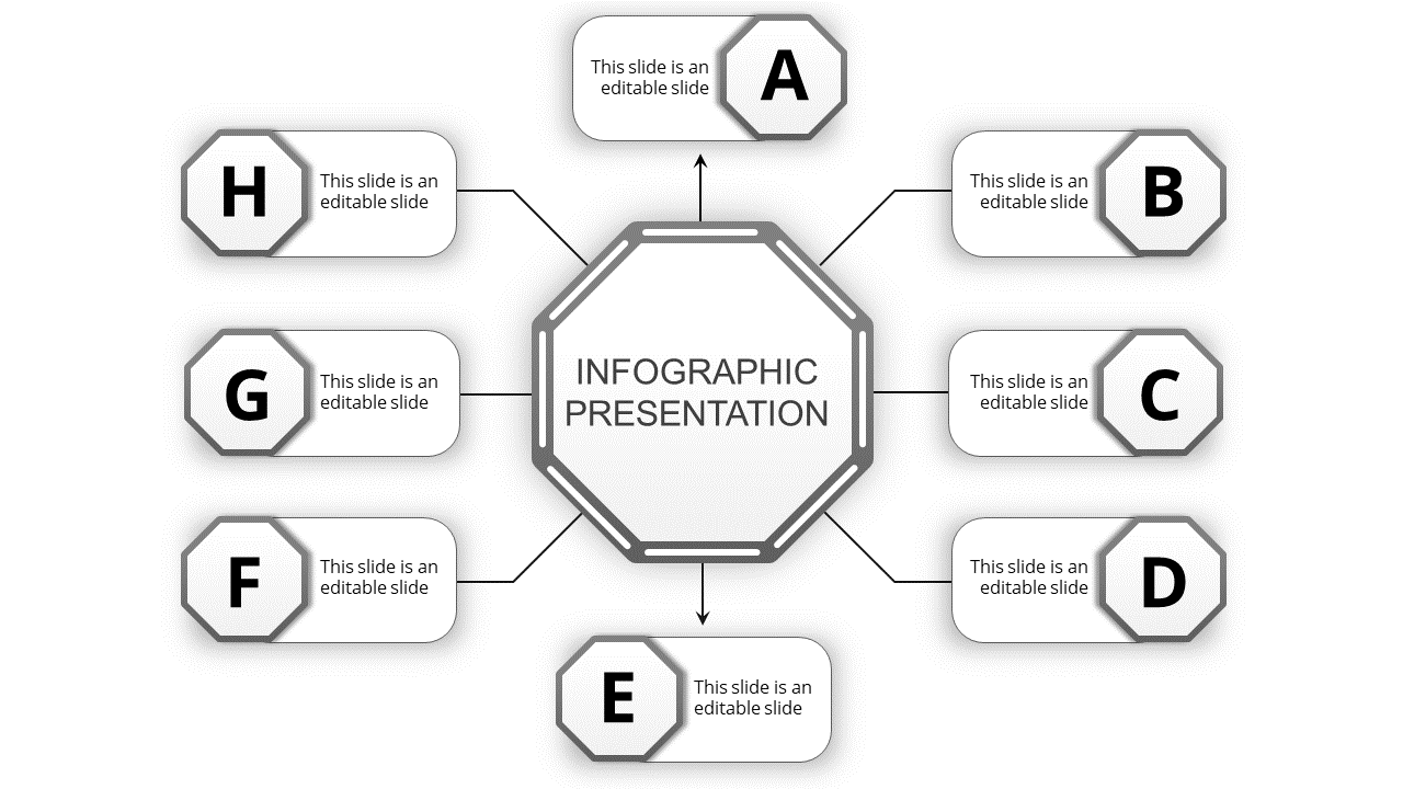 Octagon Infographic Presentation Template and Google Slides